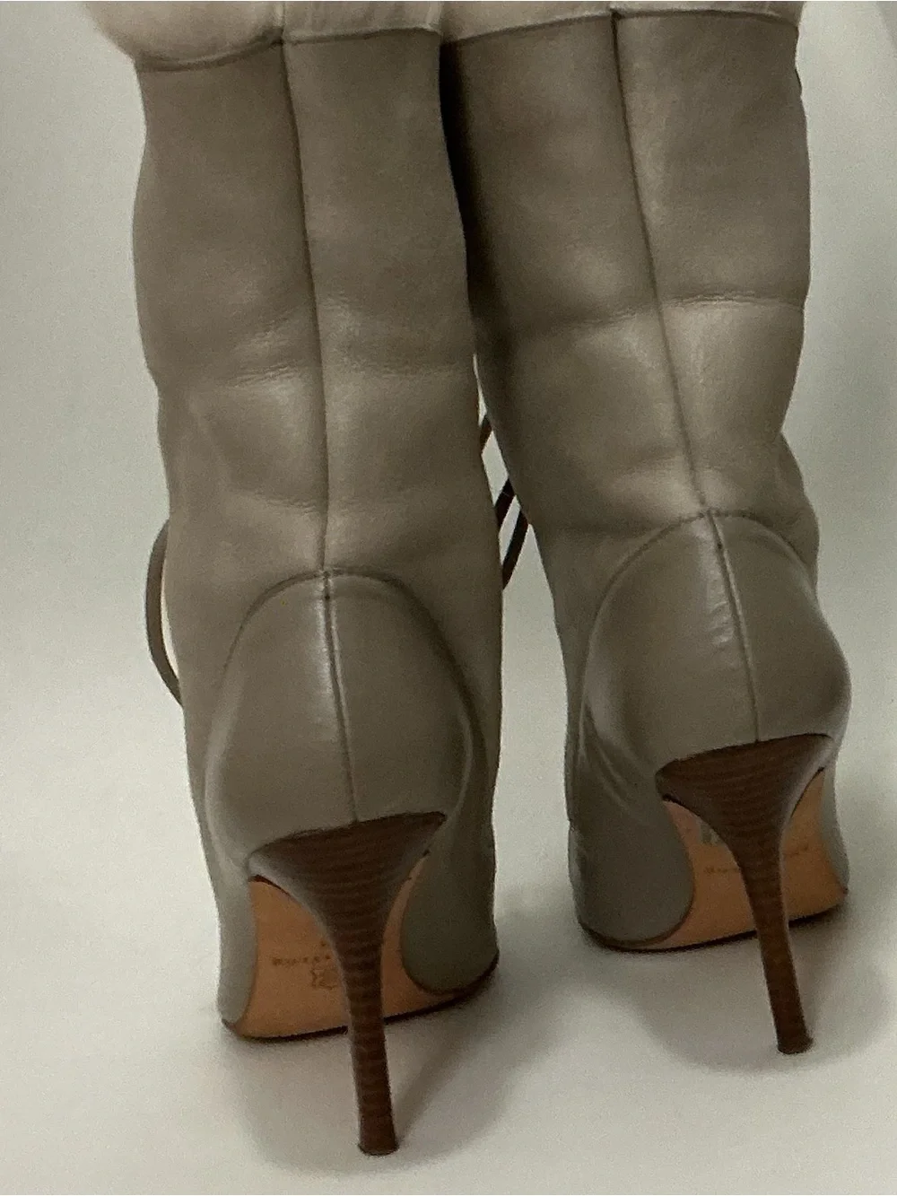 Ann Taylor Daniela Fur Lace-Up Booti size 7